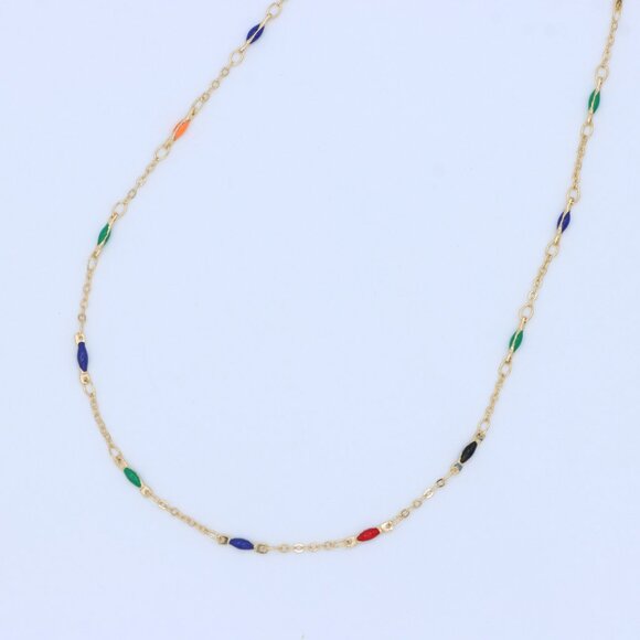 Minimalist Necklace Chain, Elegant Jewelry for Women & Girls | MLCRC1876 - Picture 3 of 10